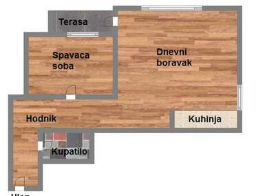 Dvosoban stan, Novi Sad, prodaja, 48m2, 110220e, id1151480
